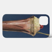Oude IJsmilkshake, Slagroom & Kers Case-Mate iPhone Case (Achterkant (horizontaal))