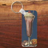 Oude IJsmilkshake, Slagroom & Kers Sleutelhanger (Voorkant)