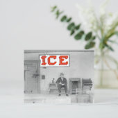 Oude IJswoning, Geschiedenis 1928 Briefkaart (Staand voorkant)