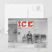 Oude IJswoning, Geschiedenis 1928 Briefkaart (Voorkant / Achterkant)