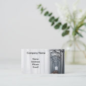 Oude ijzerbrug visitekaartje (Staand voorkant)