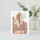 Oude IJzertoren in Mainz, Duitsland Briefkaart (Staand voorkant)