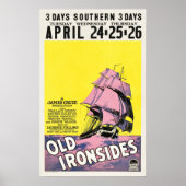  oude ijzerzijden 1926 Silent War Film Poster (Voorkant)