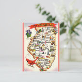 Oude Illinois kaart (Staand voorkant)