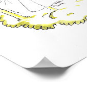 Oude illustratie door Else Wenz Vietor Poster (Hoek)