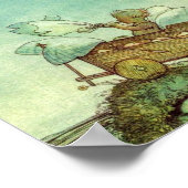 Oude illustratie Else Wenz Vietor Poster (Hoek)