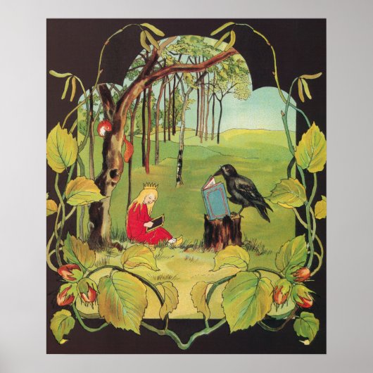 Oude illustratie Sibylle von Olfers Poster (Voorkant)