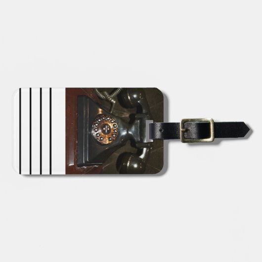 Oude inbelverbinding bagagelabel (Voorkant horizontaal)