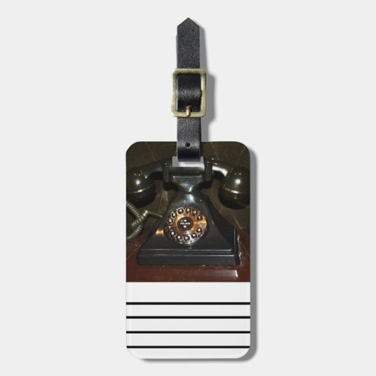 Oude  inbelverbinding bagagelabel (Voorkant verticaal)