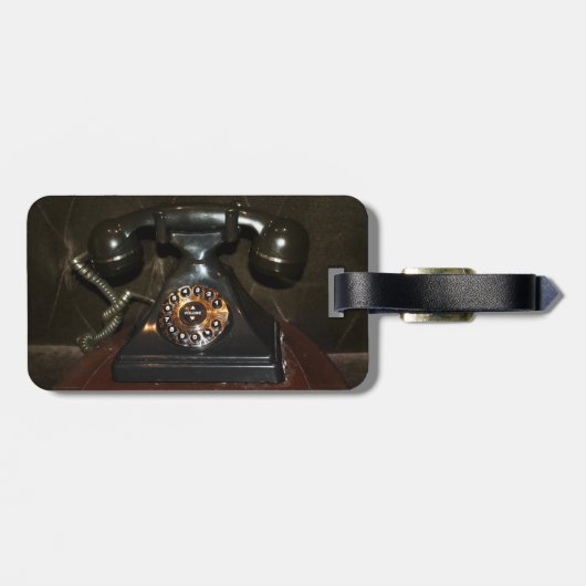 Oude  inbelverbinding bagagelabel (Achterkant horizontaal)