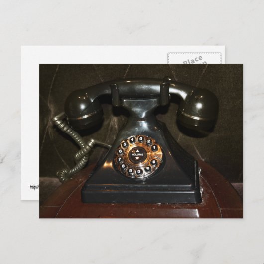 Oude  inbelverbinding briefkaart (Voorkant / Achterkant)