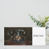 Oude  inbelverbinding kaart (Staand voorkant)