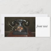 Oude inbelverbinding kaart (Voorkant)