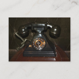 Oude  inbelverbinding visitekaartje