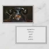 Oude  inbelverbinding visitekaartje (Voorkant / Achterkant)