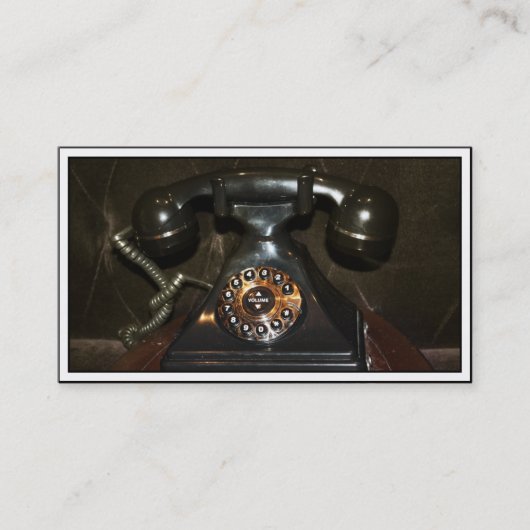 Oude  inbelverbinding visitekaartje (Voorkant)