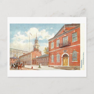 Oude Independence Hall, Philadelphia, Penn. Briefkaart