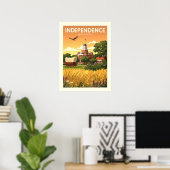 Oude Independence Missouri Poster (Thuiskantoor)