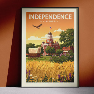 Oude Independence Missouri Poster