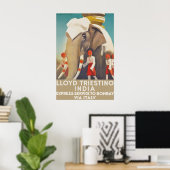 Oude India Reisposter Lloyd Triestino Bombay Poster (Thuiskantoor)