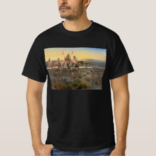 Oude Indianen, Piegans door CM Russell T-shirt
