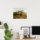 Oude Indianen, Roofdieren van de Prairie, Seltzer, Poster (Thuiskantoor)