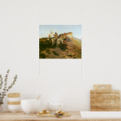 Oude Indianen, Roofdieren van de Prairie, Seltzer, Poster (Keuken)