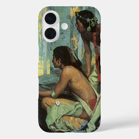 Oude Indianen, Taos Turkey Hunters van Couse Case-Mate iPhone Case (Achterkant)