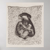 Oude Indiase begraafplaats Poster (Voorkant)