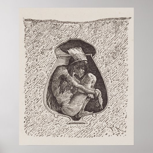 Oude Indiase begraafplaats Poster (Voorkant)