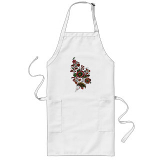 Oude Indiase katoenen chintz stof  Lang Schort
