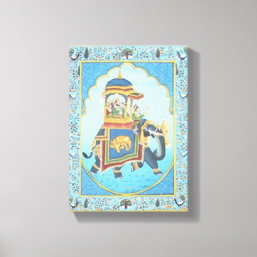 OUDE INDIASE KUNST CANVAS AFDRUK (Voorkant)