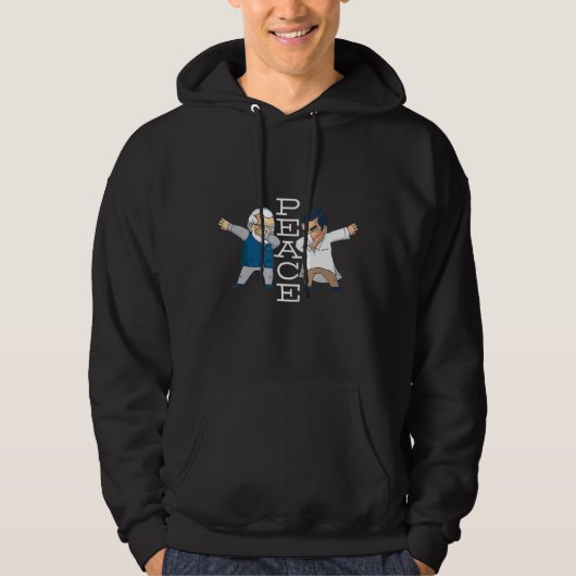 Oude Indiase Mannen Dab Dabbing Hoodie (Voorkant)