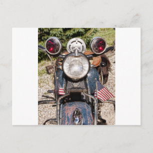 oude Indiase politiemotor Briefkaart