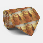 Oude Indische Waterdrager door EW Rollins Stropdas (Opgerold)