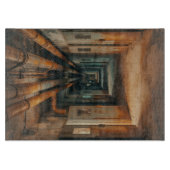 Oude Industriële Grunge Snijplank (Voorkant)