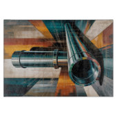 Oude Industriële Grunge Snijplank (Voorkant)