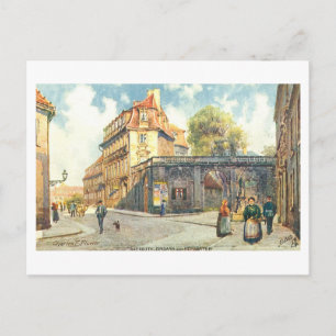 Oude ingang naar de binnenhof tuin, Bayreuth Briefkaart