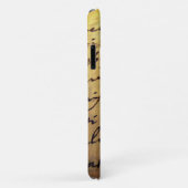 Oude ingekleurde aantekeningen op vellum Case-Mate iPhone case (Achterkant/rechts)