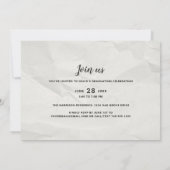 Oude inkt foto afstuderen kaart (Achterkant)