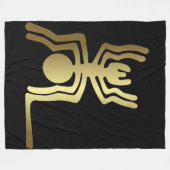 Oude insecten - goudspin fleece deken (Voorkant (Horizontaal))