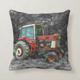 Oude Internationale Tractor Painterly Kussen