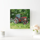 Oude Internationale Tractor Wandklok (Huis)