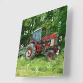 Oude Internationale Tractor Wandklok (Hoek)