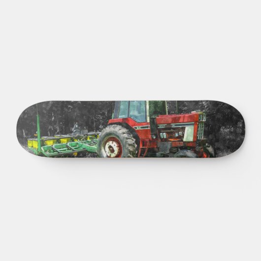 Oude internationale trekker schilderachtig skatebo skateboard (Horizontaal)