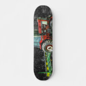 Oude internationale trekker schilderachtig skatebo skateboard (Voorkant)