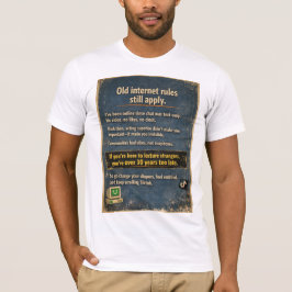 Oude Internetregels Gelden Nog Steeds – Retro Sarc T-shirt