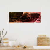 Oude Iraakse bagdad fontein Poster (Keuken)