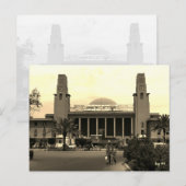 Oude Irak Bagdad centraal station Briefkaart (Voorkant / Achterkant)