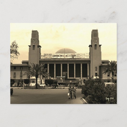 Oude Irak Bagdad centraal station Briefkaart (Voorkant)